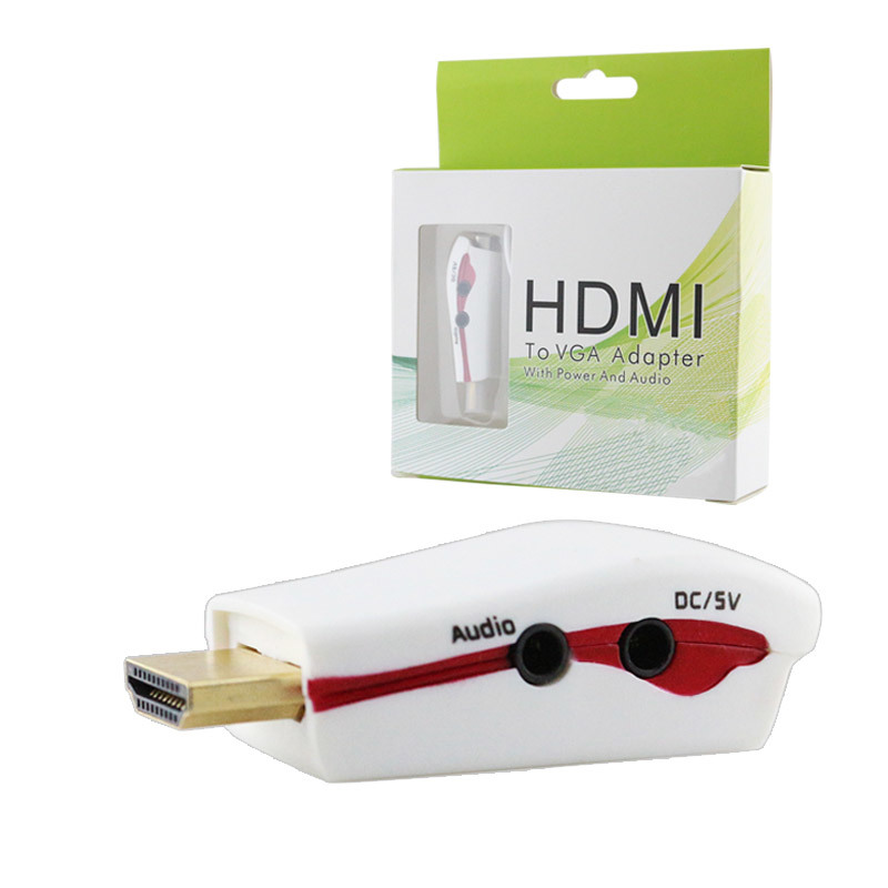 PR. HDMI/VGA+AUDIO 3.5 ST.J CABLE Преходник  HDMI to VGA+КАБЕЛ 3.5 ST.J  