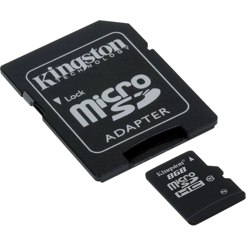 MICRO SD 8GB+ АДАПТЕР CLASS 10 MICRO SD 8GB + адаптер  /KINGSTON/