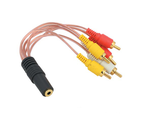 CABLE 3.5MM STEREO J/6RCA КАБЕЛ 3.5MM J/6RCA