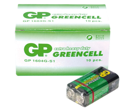 БАТЕРИЯ 9V GP GREENCELL Батерия GREENCELL