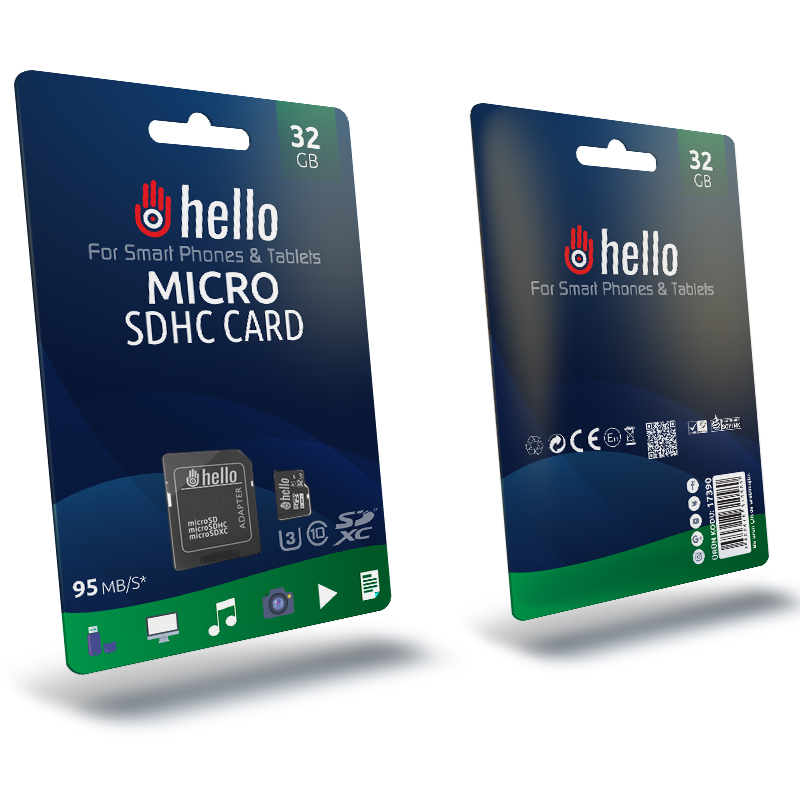 MICRO SD 32GB+ АДАПТЕР /HELLO/ CLASS 10 MICRO SD 32GB+ адаптер  /HELLO/ CLASS 10