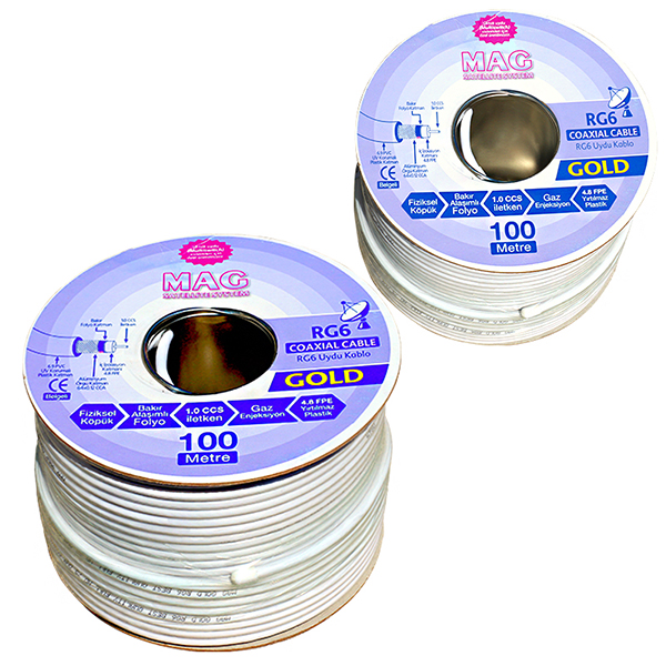CABLE COAX MAG GOLD 6G   КОАКСИАЛЕН КАБЕЛ mag gold