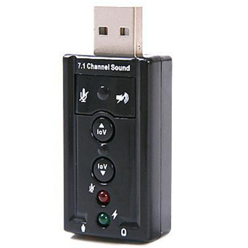 ADAPTER USB SOUND 7.1  USB SENDER ЗВУКОВА КАРТА