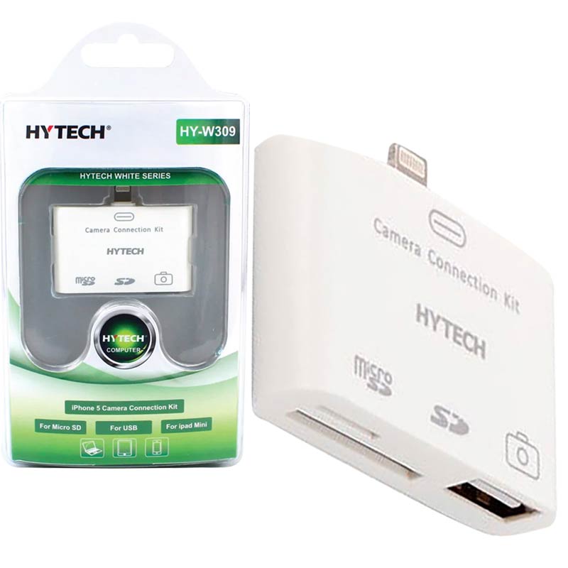 PREHOD IPHONE FOR MICRO SD/USB HY-W309 ПРЕХОД MICRO/IPHONE HY-W309