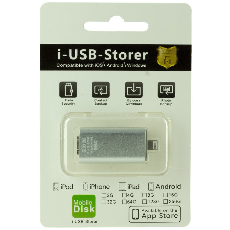 ФЛАШКА I-USB STORER 32GB IP ANDROID ФЛАШКА USB FLASH 32GB  IP ANDROID