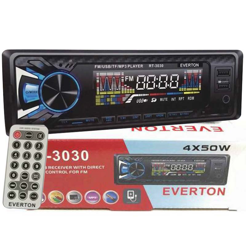 AUTO RADIO EVERTON RT-3030 Авто радио плеър FM,AUX,USB,SD,Bluetooth   EVERTON /RT-3030/