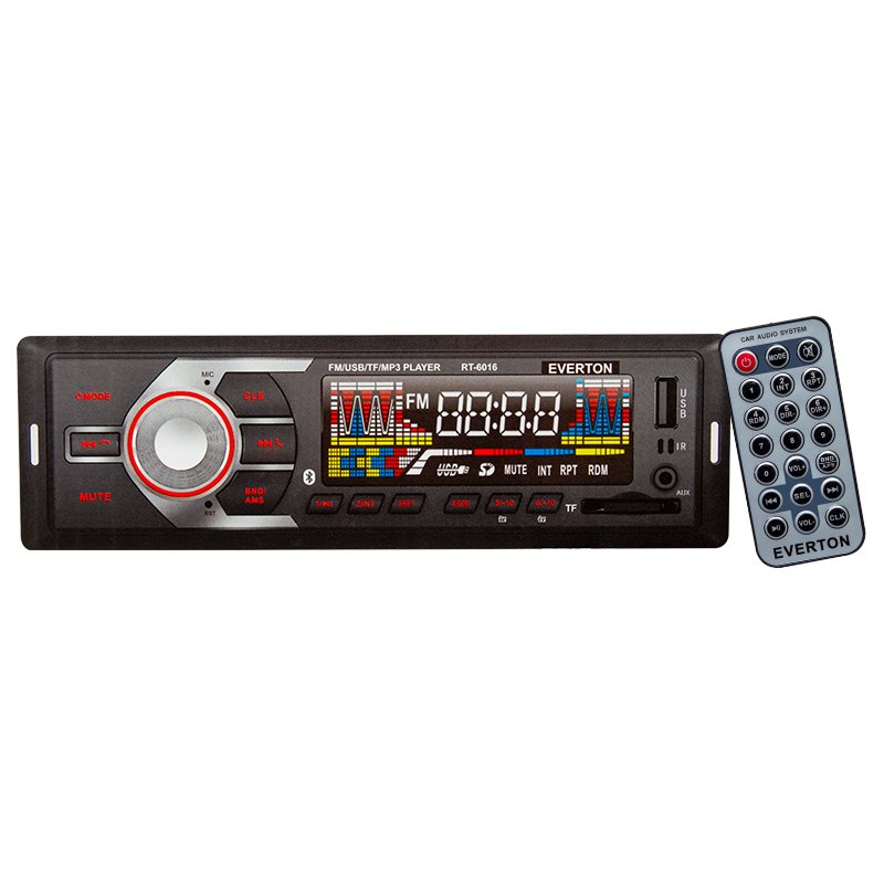 АВТО РАДИО RT-6016 EVERTON Авто радио плеър  FM,AUX,USB,SD,Bluetooth  EVERTON RT-6016