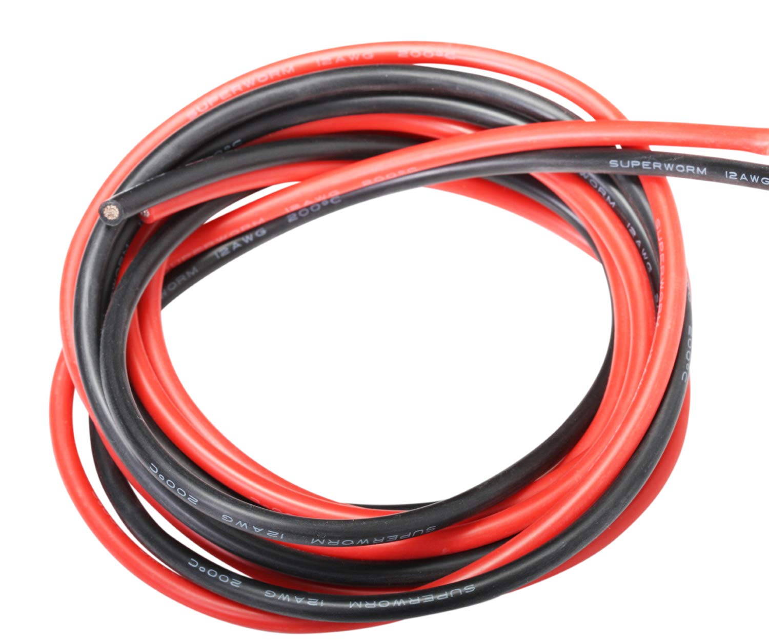 КАБЕЛ POWER 1X8 SILICONE RED Силов захранващ кабел 1X8MM