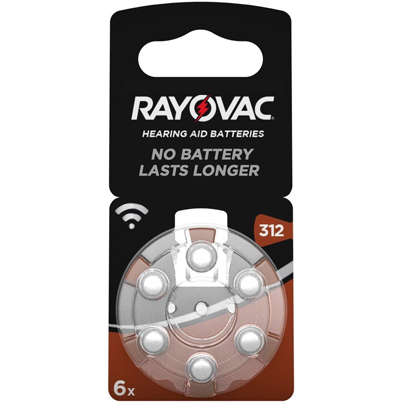 BAT PR41/312  1.45V RAYOVAC Батерия PR41/312 1.45V RAYOVAC /слухов апарат/  / цената е за бр. батерия /