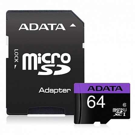 КАРТА ПАМЕТ 64GB MICROSDXC ADATA Карта памет 64GB microSDXC ADATA