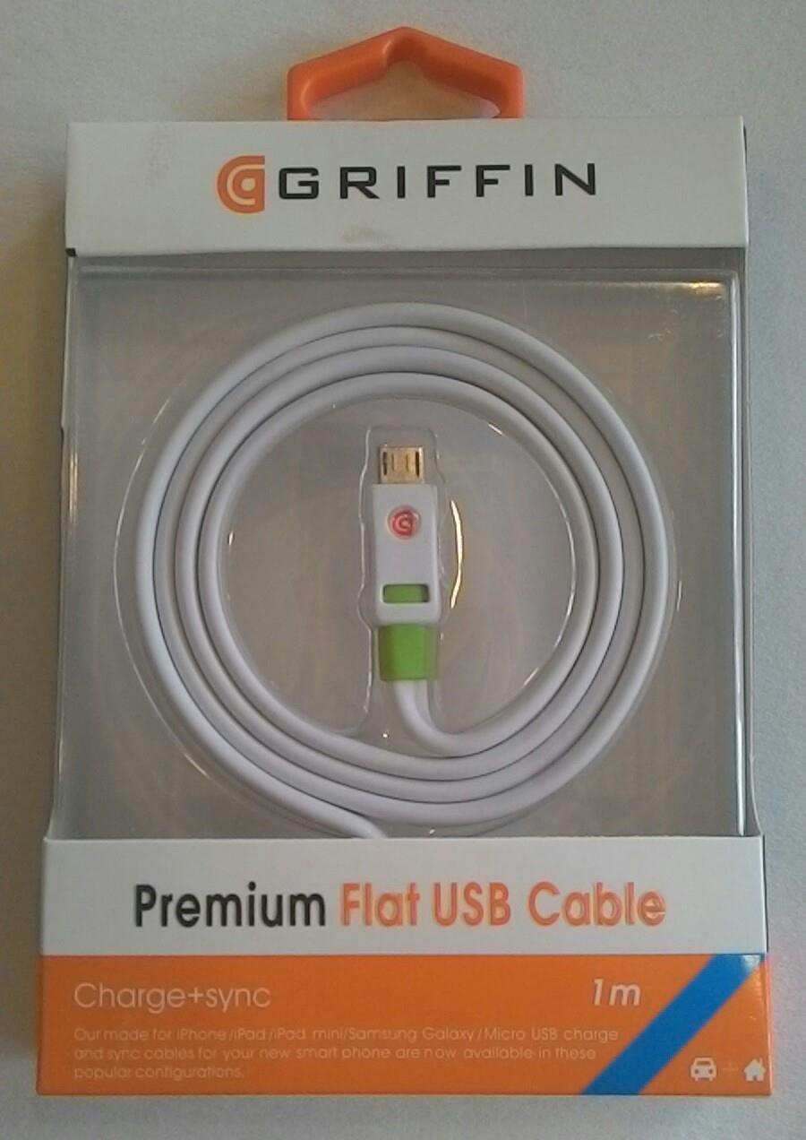 CABLE USB/MICRO USB GRIFFIN 1M CABLE USB/MICRO USB GRIFFIN 1M
