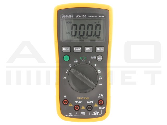 MULTIMER AX-150 MULTIMER AX-150 LCD (3999) 3 3/4 digits; 3x/s; -20?1000°C