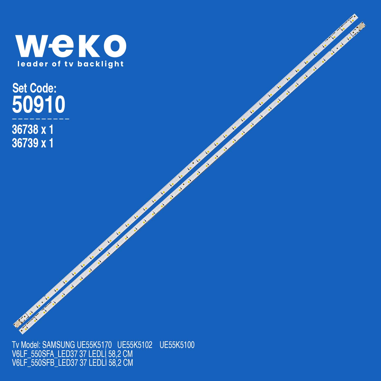 LED BAR SET SAMSUNG 55