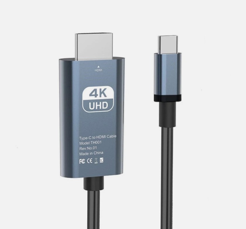 КАБЕЛ TYPE-C - HDMI 4K 30HZ Кабел Type-C - HDMI 4K 30Hz