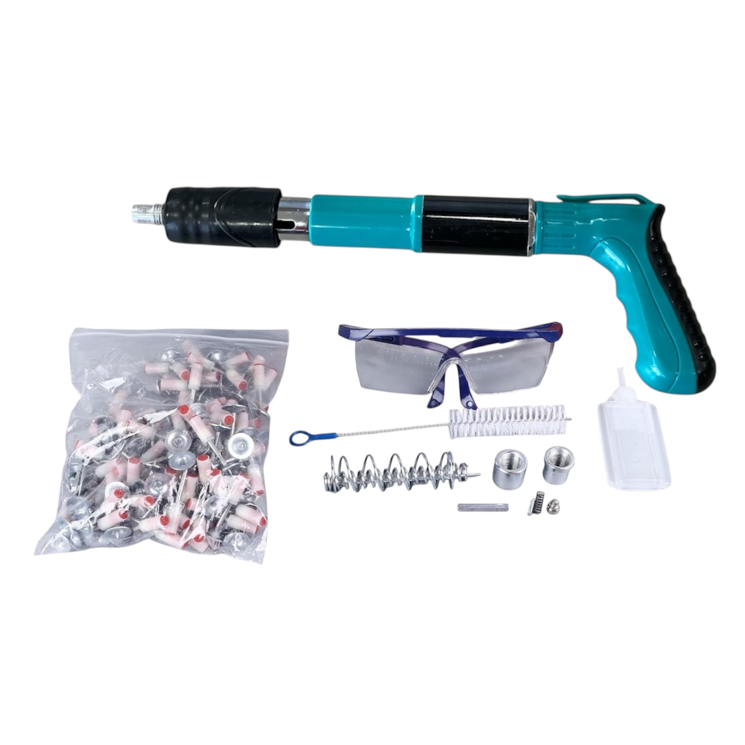 РЪЧЕН ПИСТОЛЕТ ТАКЕР ЗА ЗАБИВАНЕ НА ПИРОНИ СЪС ЗАР Ръчен пистолет такер за забиване на пирони със заряд в метал и бетон