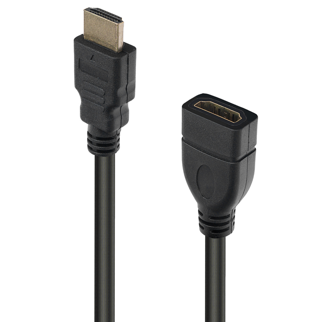 КАБЕЛ HDMI УДЪЛЖИТЕЛ 1M МЪЖКО-ЖЕНСКО КАБЕЛ HDMI УДЪЛЖИТЕЛ 1M МЪЖКО-ЖЕНСКО