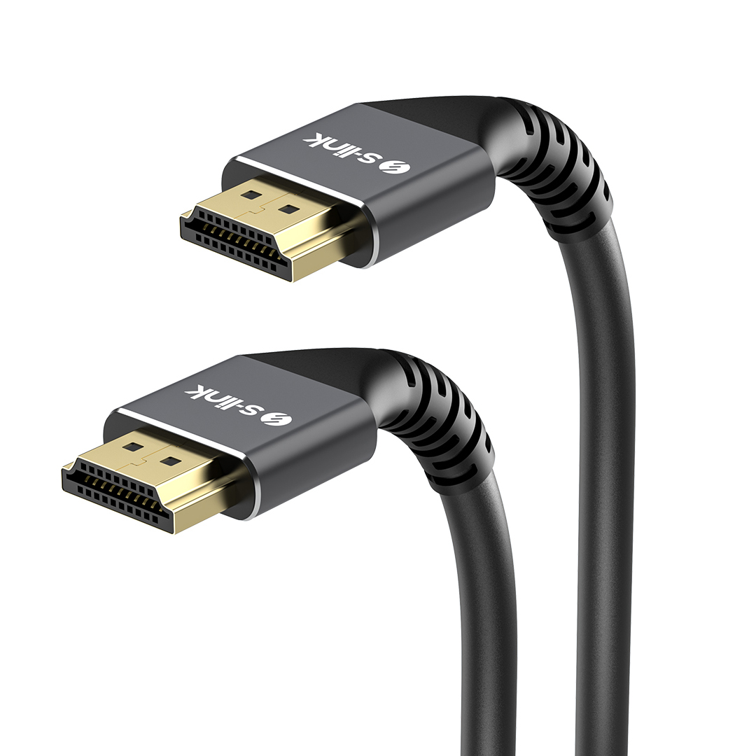 КАБЕЛ HDMI/HDMI 1.5M S-LINK SLX-HD4K015 1.5 METRE  КАБЕЛ HDMI/HDMI 1.5M S-LINK SLX-HD4K015 1.5 METRE 4K 60HZ 