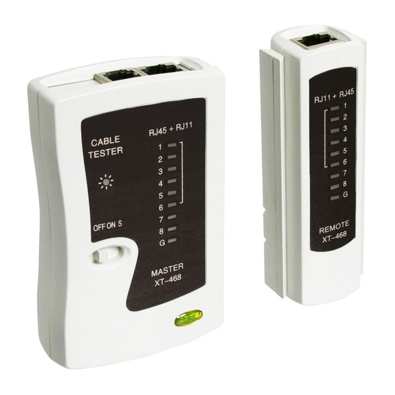 ТЕСТЕР RJ45 RJ11 NETWORK CABLE TESTER ТЕСТЕР ЗА МРЕЖОВИ КАБЕЛИ RJ45/RJ11