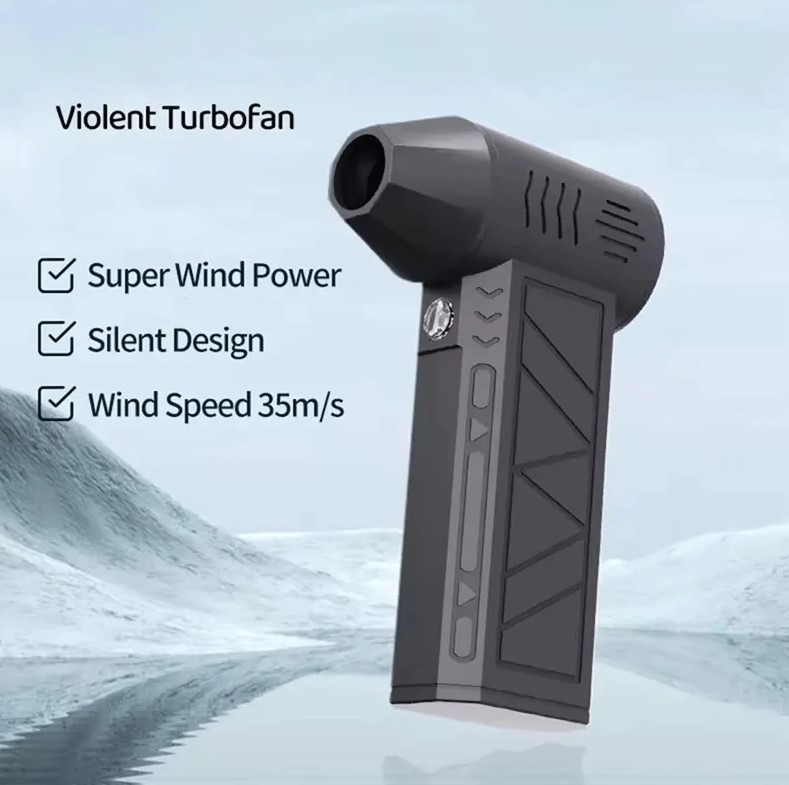 АКУМУЛАТОРЕН ТУРБО ПИСТОЛЕТ MINI JET FAN Акумулаторен Турбо Пистолет Mini Jet Fan