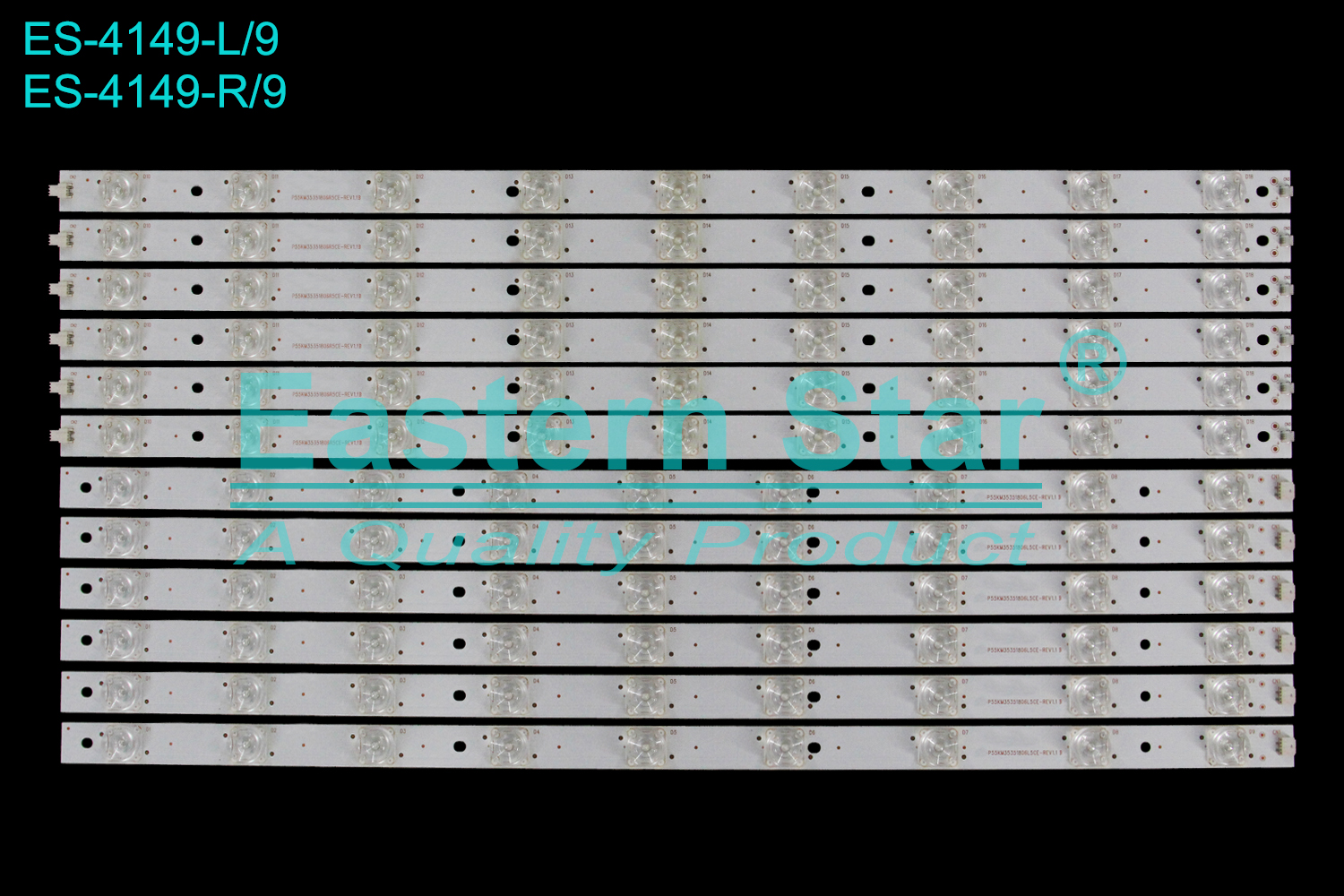LED BAR SET SHARP 55