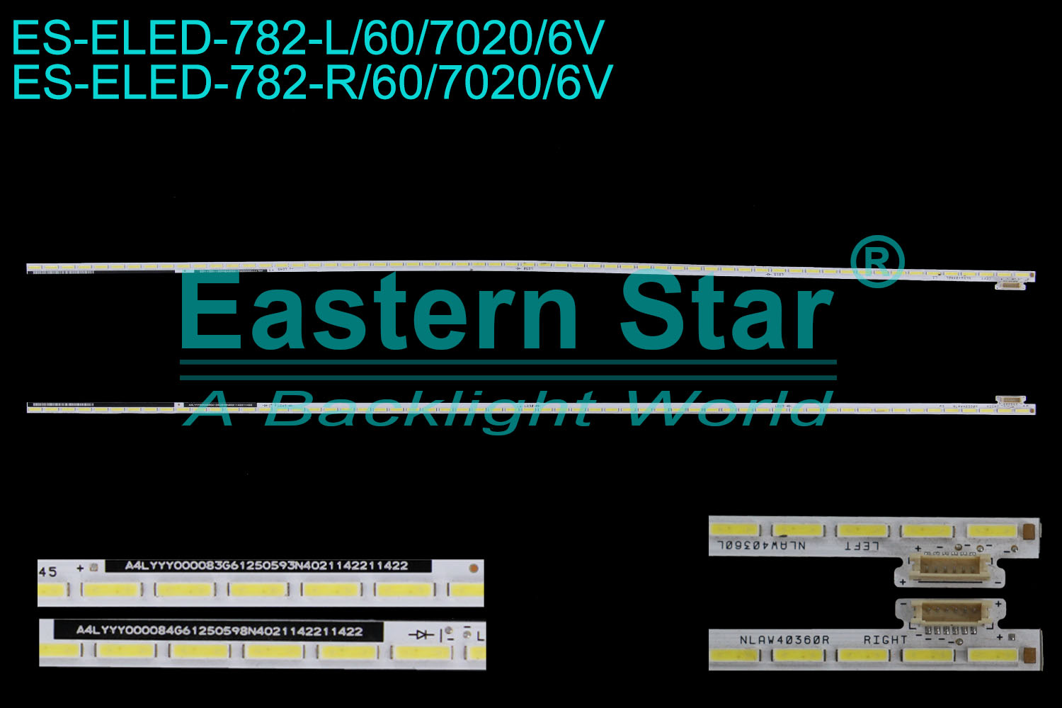 LED BAR SET SONY 49