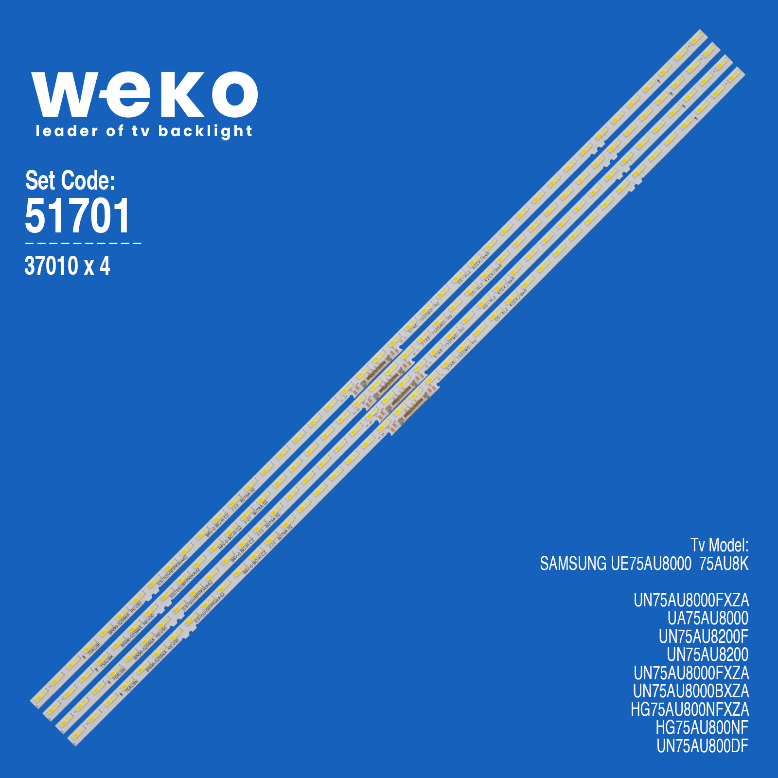 LED BAR SET SAMSUNG 75