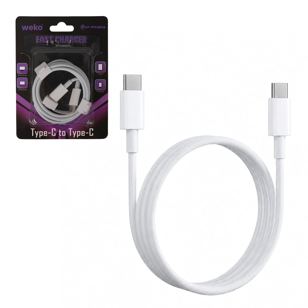 CABLE CHARGE/ DATA TYPE-C TO TYPE-C  WEKO CABLE CHARGE/ DATA TYPE-C TO TYPE-C  WEKO