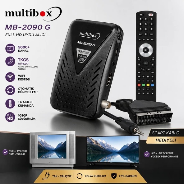 САТЕЛИТЕН ПРИЕМНИК MULTIBOX  MB-2090G TURKSAT САТЕЛИТЕН ПРИЕМНИК MULTIBOX  MB-2090G FULL HD TURKSAT
