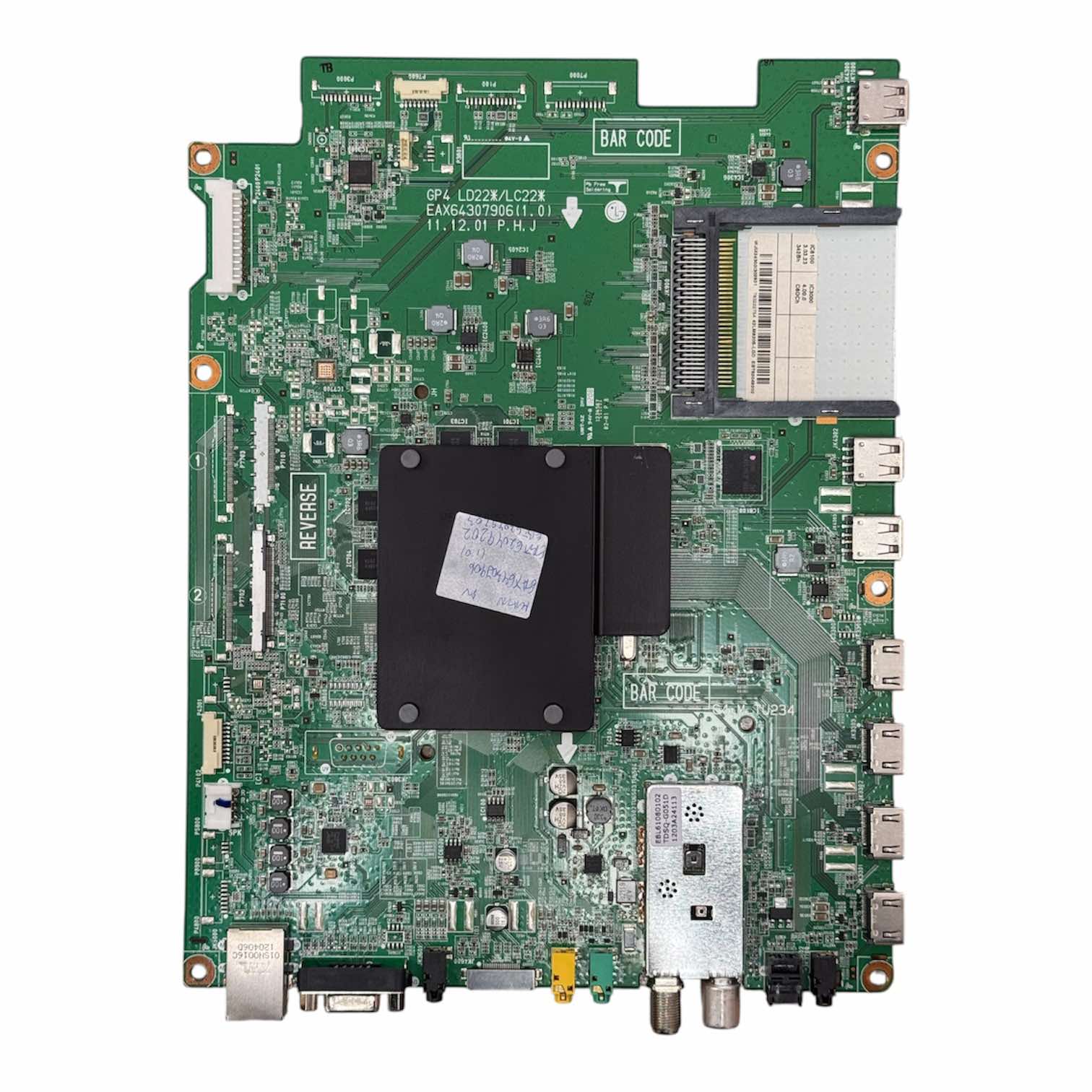 MAIN BOARD LG EAX64307906(1.0) 11.12.01 P.H.J  32L MAIN BOARD LG EAX64307906(1.0) 11.12.01 P.H.J  32LM660S LC320EUA PE F1